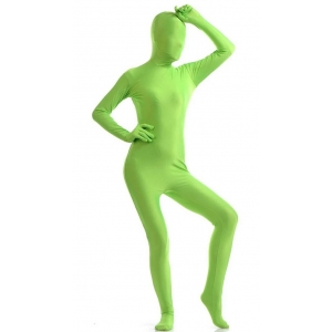 Light Green Morphsuit - Adult Invisible Skin Suit Costumes